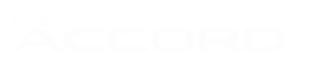 Logotipo del Honda Accord 2025 en color blanco