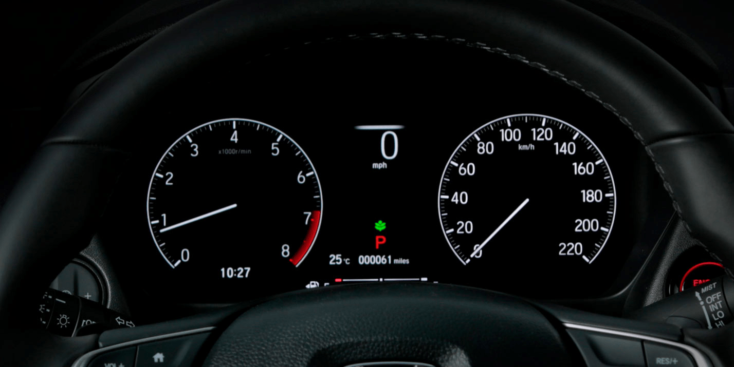 Dalton Honda City 2025, vista del tablero en el interior del vehículo