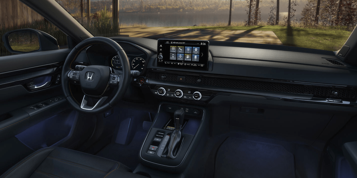 Dalton Honda CR-V Hybrid, vista general del interior del vehículo